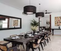 Villa Amara Pradi, Esszimmer